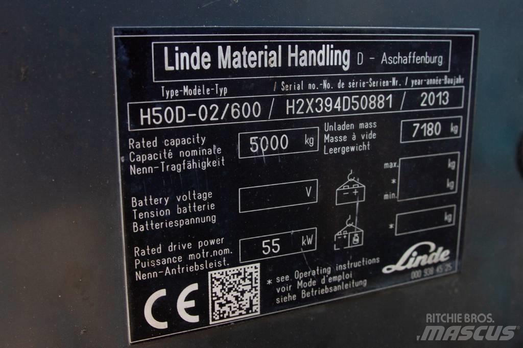 Linde H50D-02/600 Дизельные погрузчики