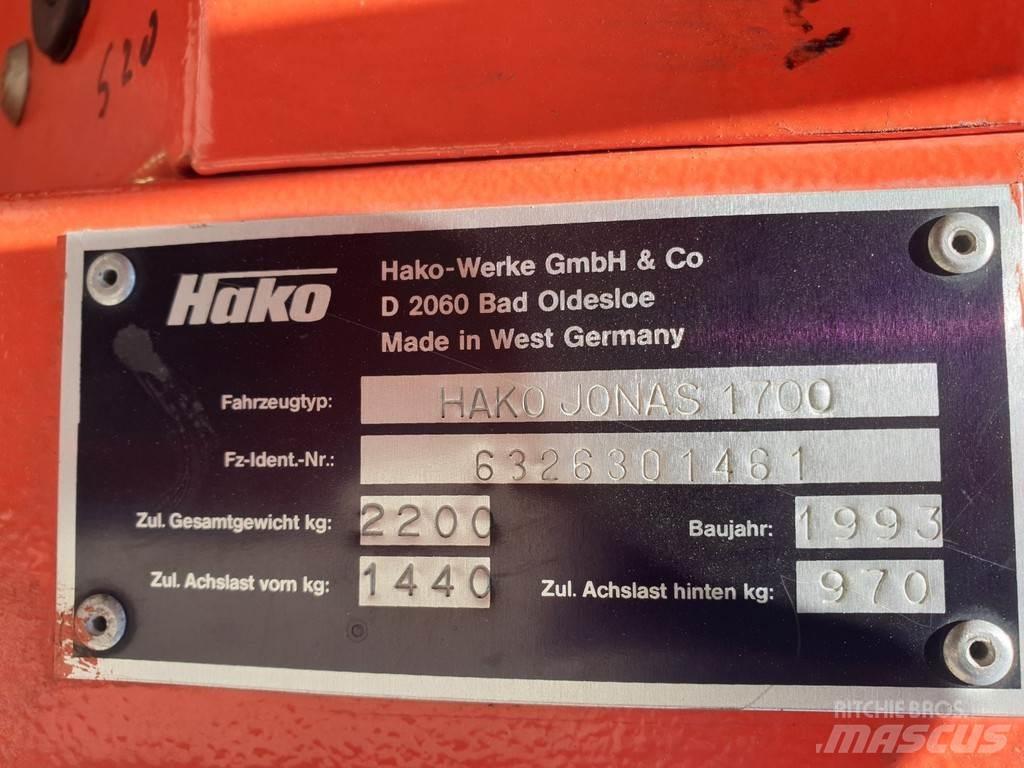 Hako Jonas 1700 Вакуумные уборочные машины