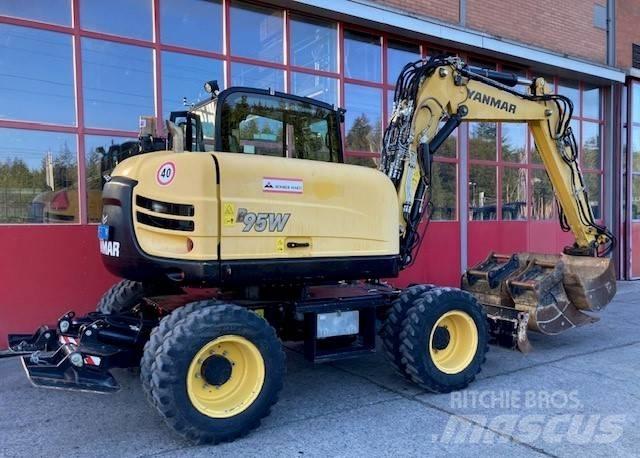 Yanmar B95W Колёсные экскаваторы