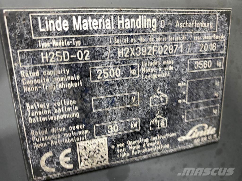 Linde H25D-02 Дизельные погрузчики