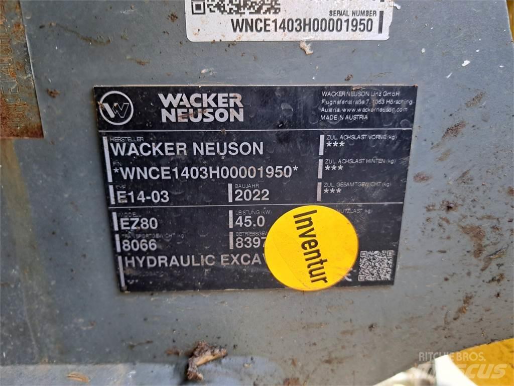 Wacker Neuson EZ80 Гусеничные экскаваторы