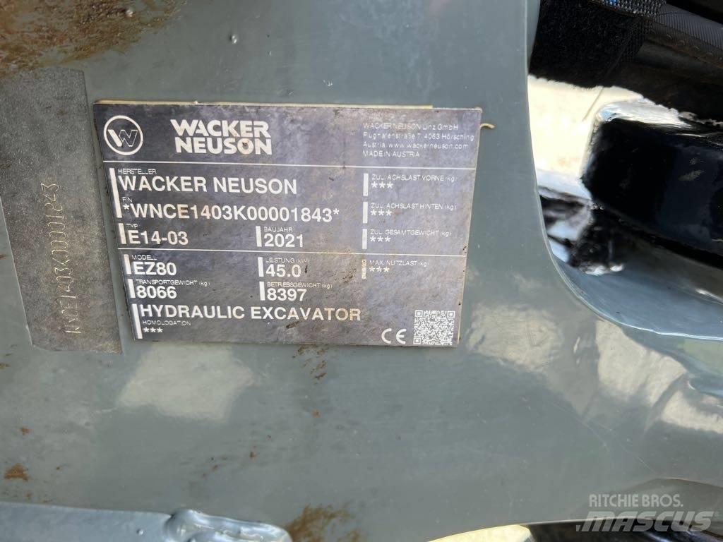 Wacker Neuson EZ80 Гусеничные экскаваторы