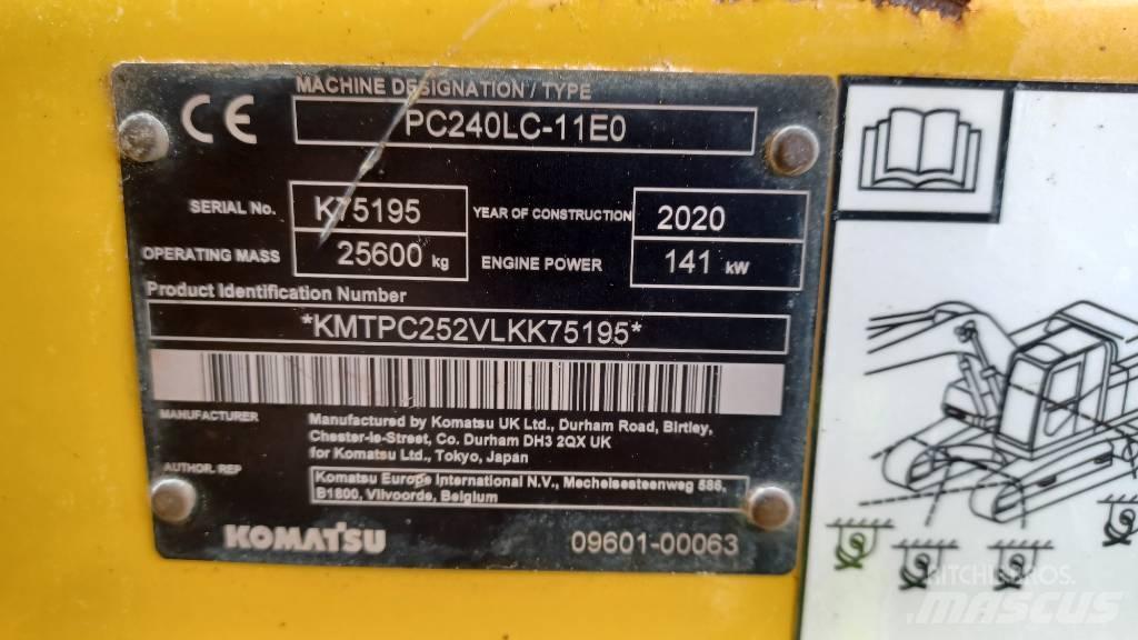 Komatsu PC240LC-11 Гусеничные экскаваторы