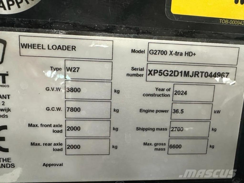 GiANT G2700HD+ Малые погрузчики