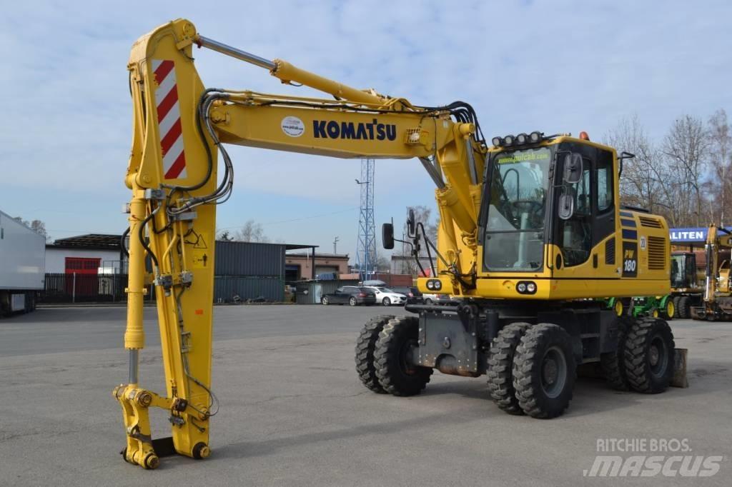 Komatsu PW 180-10 Колёсные экскаваторы