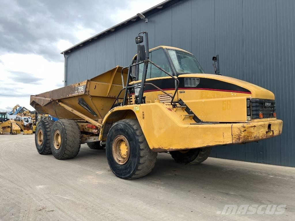 CAT 735 Шарнирно-сочленённые самосвалы
