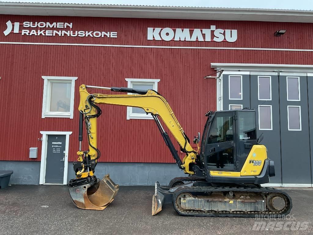 Yanmar SV100-2A Малые экскаваторы 7т-12т