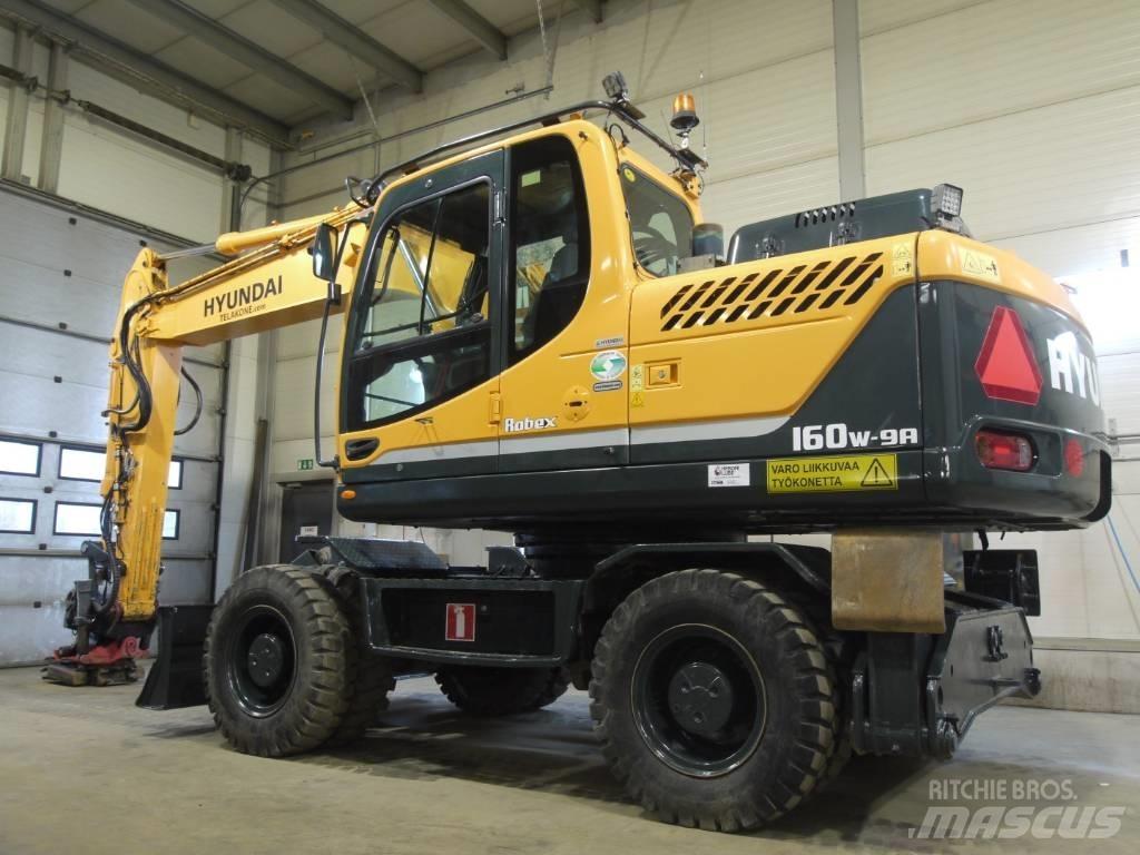 Hyundai R 160 W-9A Колёсные экскаваторы