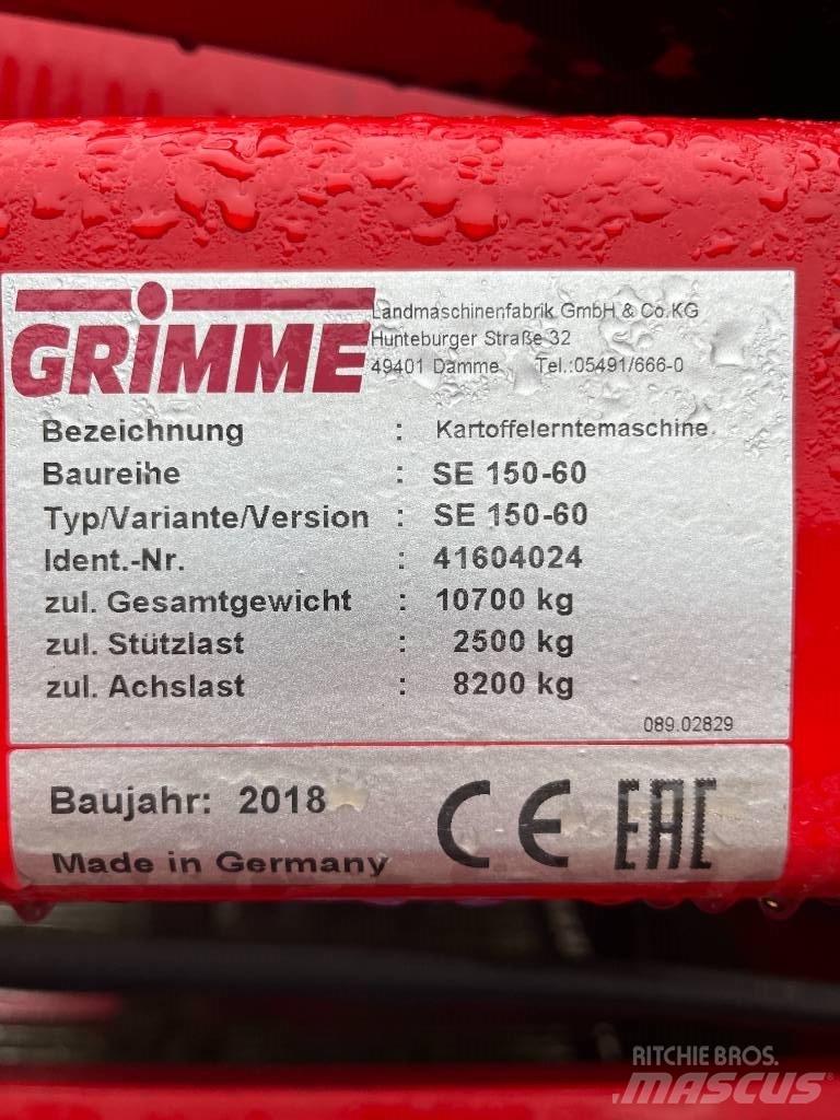 Grimme SE 150-60 NB Картофелеуборочные комбайны
