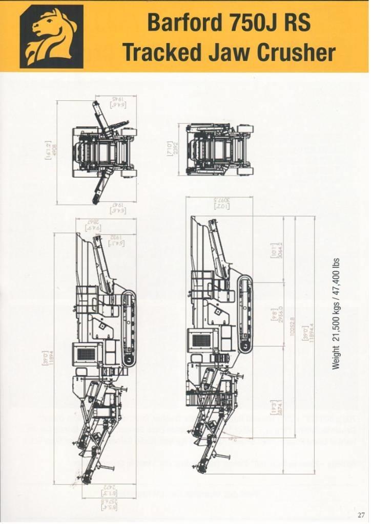 Barford 750J -RS Сортировочные установки