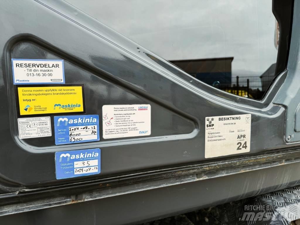 Doosan DX170W-5 Колёсные экскаваторы