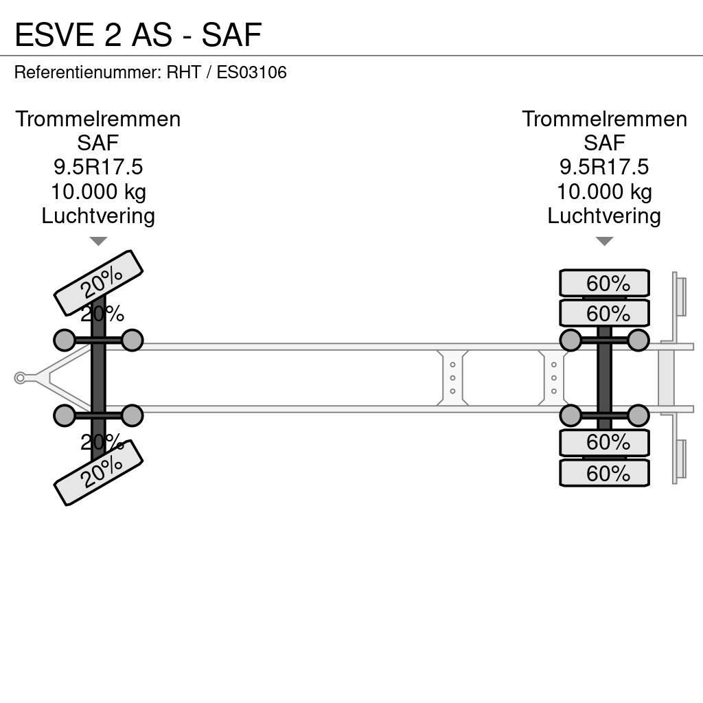 Esve 2 AS - SAF Прицепы-Контейнеровозы
