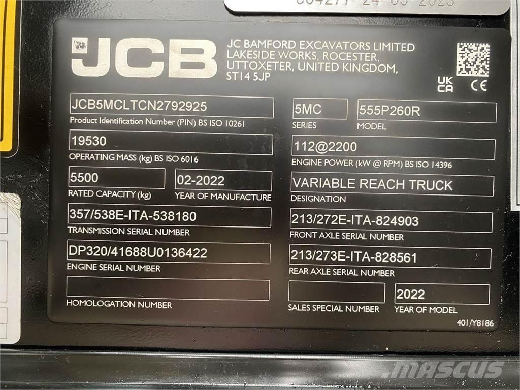 JCB 555-260R Телескопические погрузчики