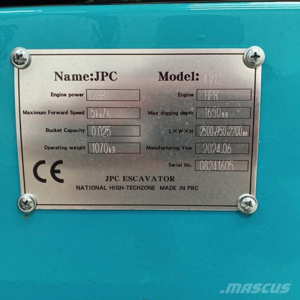 JPC KV 12 Мини-экскаваторы