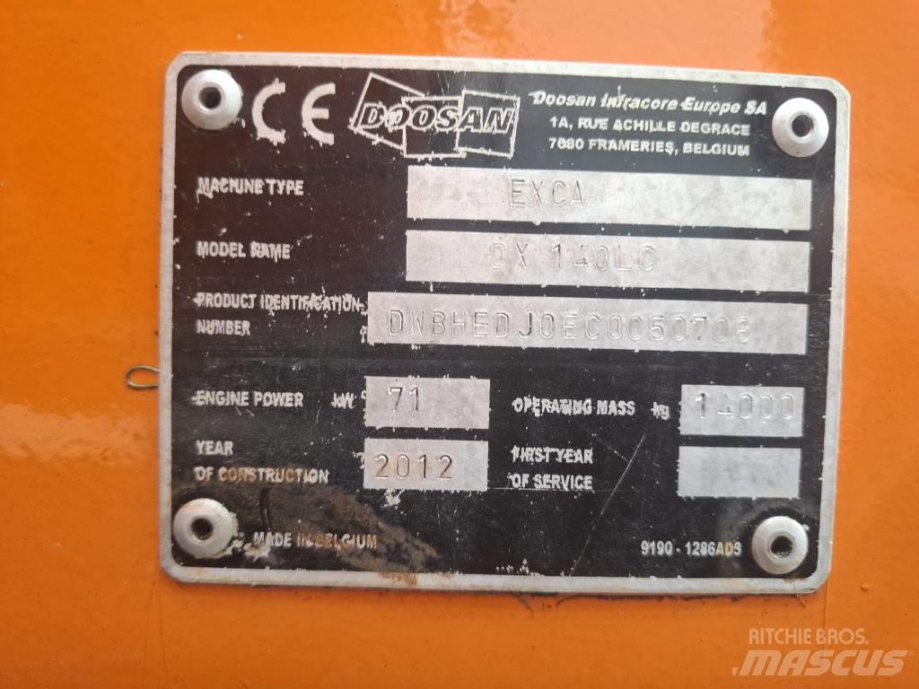 Doosan DX 140 LC Гусеничные экскаваторы