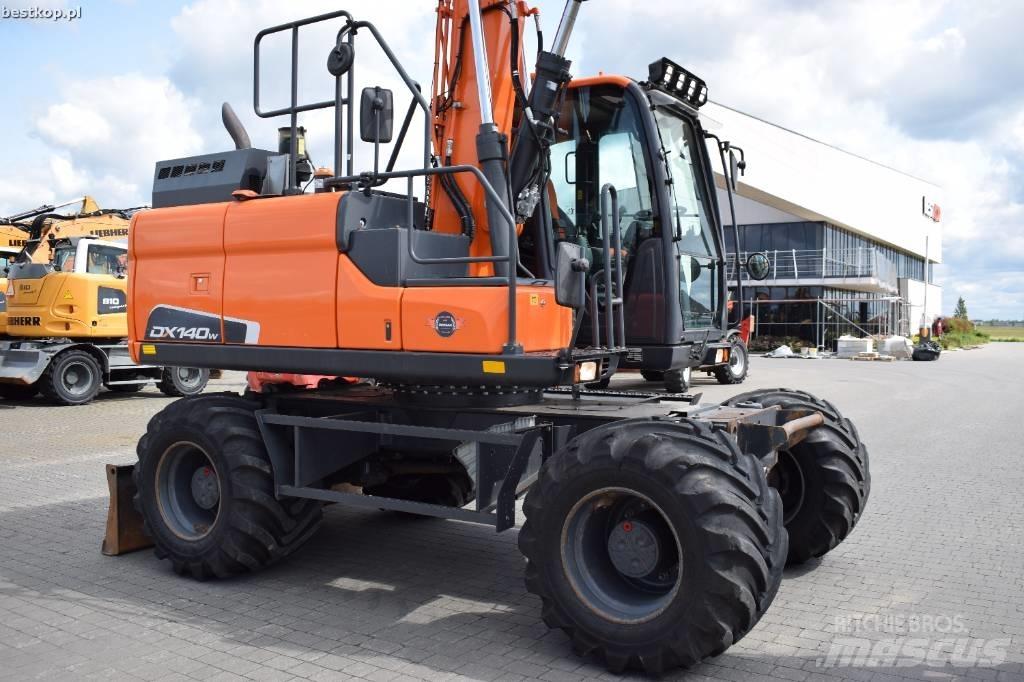 Doosan DX 140 W-5 Колёсные экскаваторы