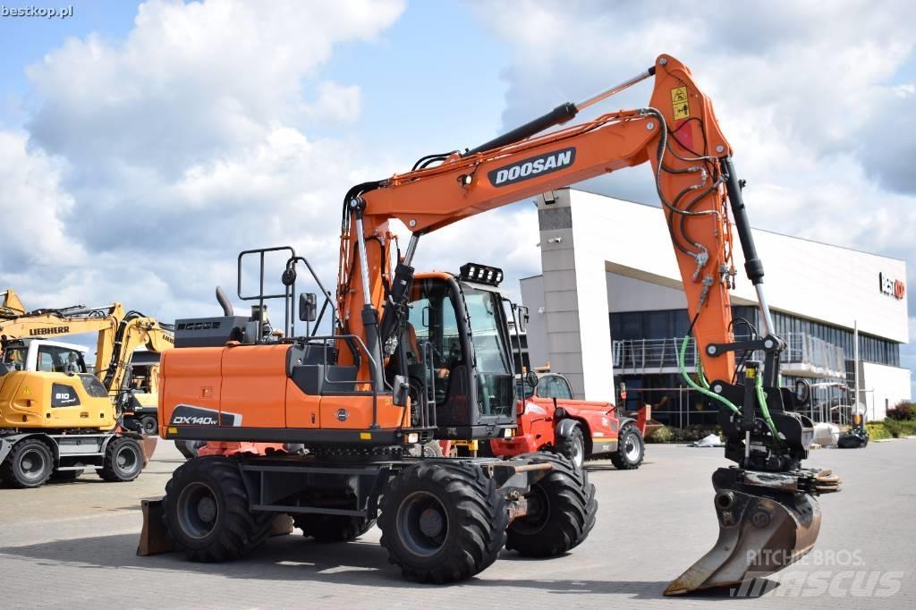 Doosan DX 140 W-5 Колёсные экскаваторы