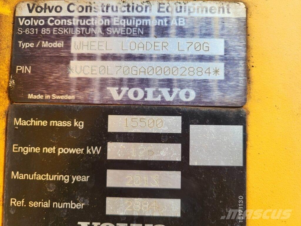 Volvo L70G Фронтальные погрузчики