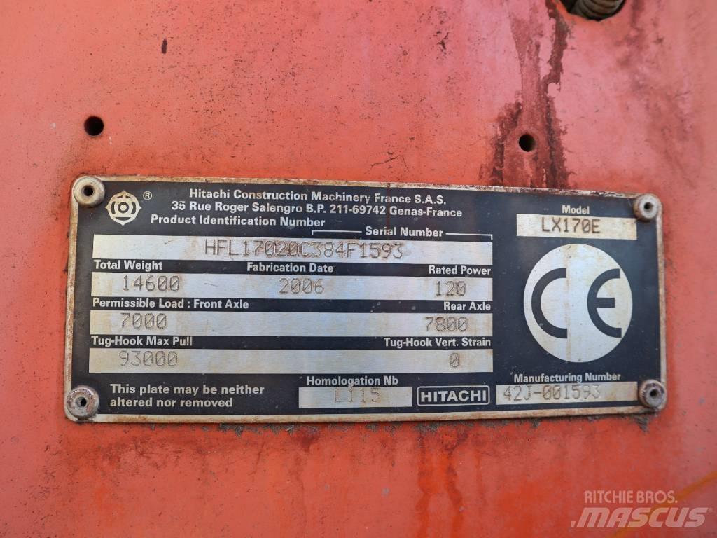 Hitachi LX 170 E Фронтальные погрузчики