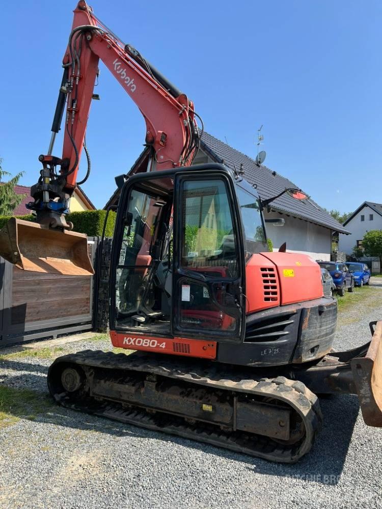 Kubota KX 080-4 Малые экскаваторы 7т-12т