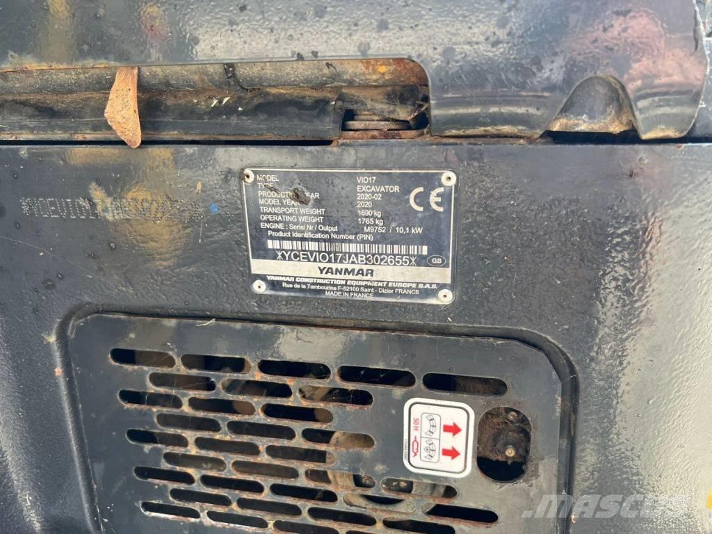 Yanmar Vio 17 Мини-экскаваторы