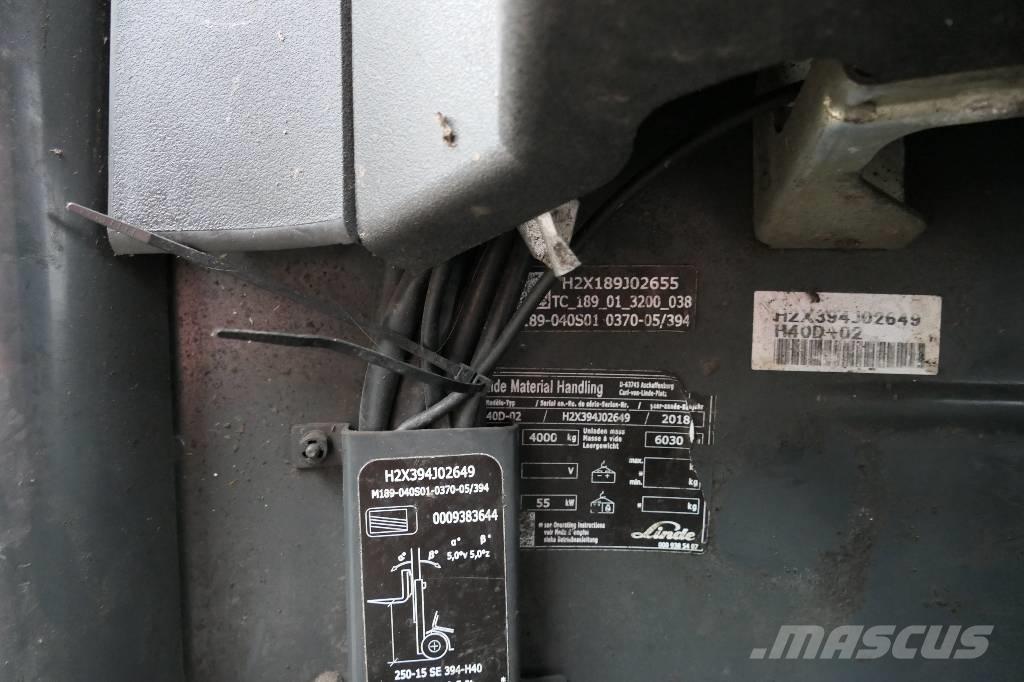 Linde H 40 D-02 Дизельные погрузчики