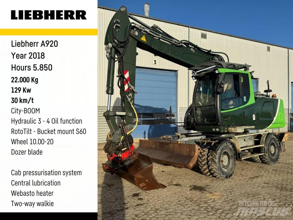 Liebherr A 920 Колёсные экскаваторы