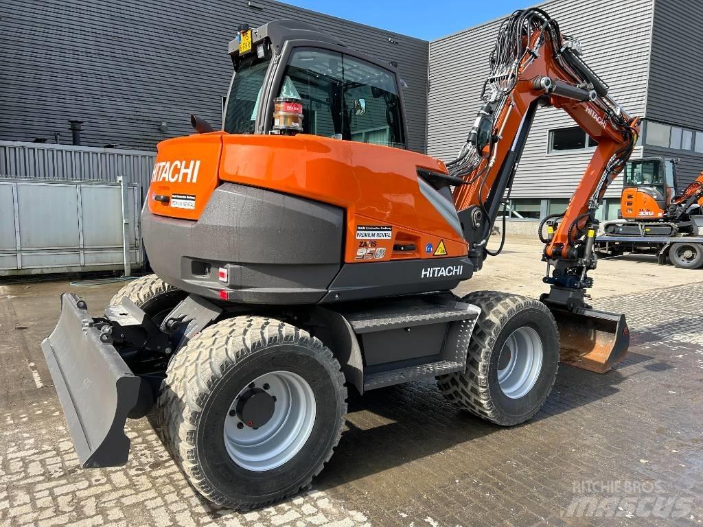 Hitachi ZX95W Колёсные экскаваторы