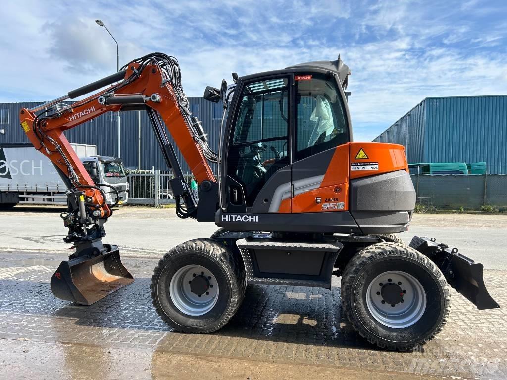 Hitachi ZX95W Колёсные экскаваторы