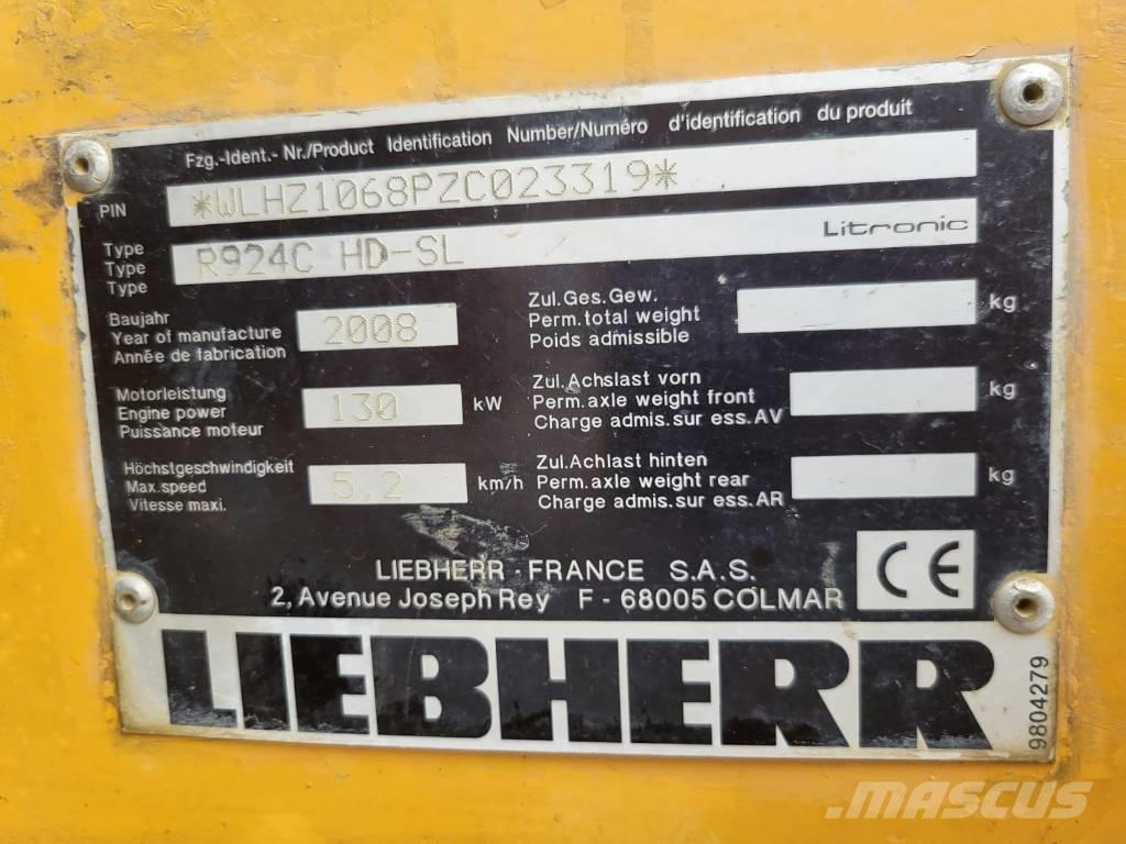 Liebherr R924 C SL Гусеничные экскаваторы