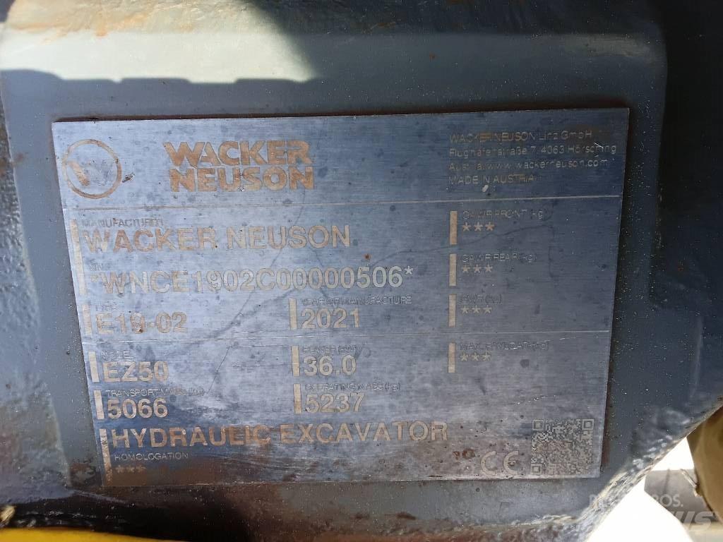 Wacker Neuson EZ50 Гусеничные экскаваторы