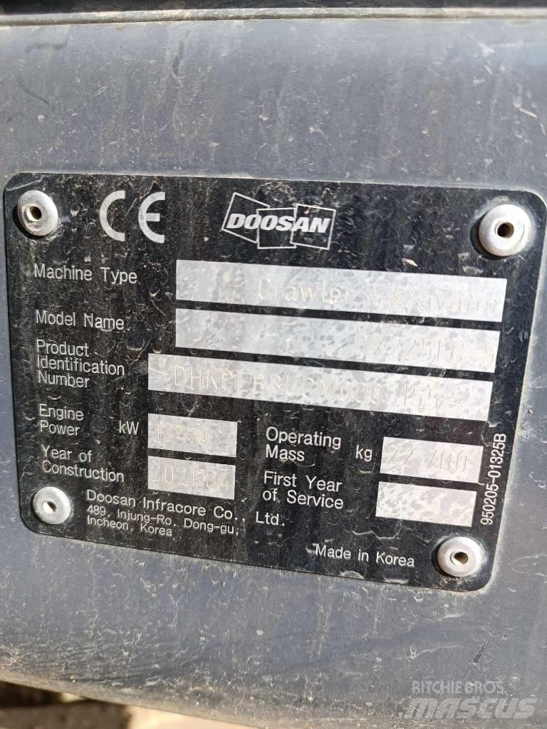Doosan DX 225 LC-5 Гусеничные экскаваторы