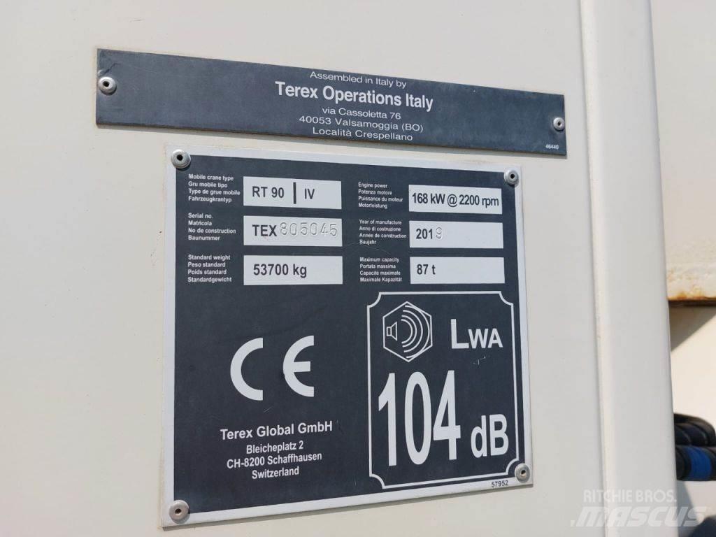 Terex RT 90 Автокраны вездеходы