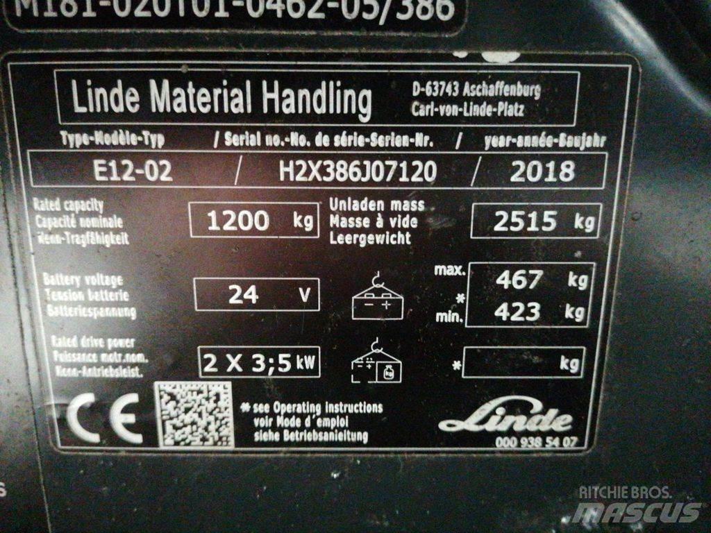 Linde E12-02 Электропогрузчики