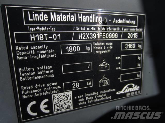Linde H 18 T-03 Газовые погрузчики