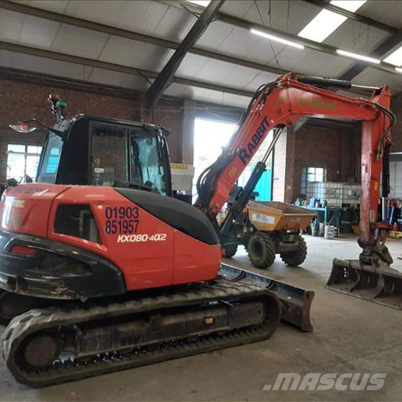 Kubota KX080-4a2 Малые экскаваторы 7т-12т