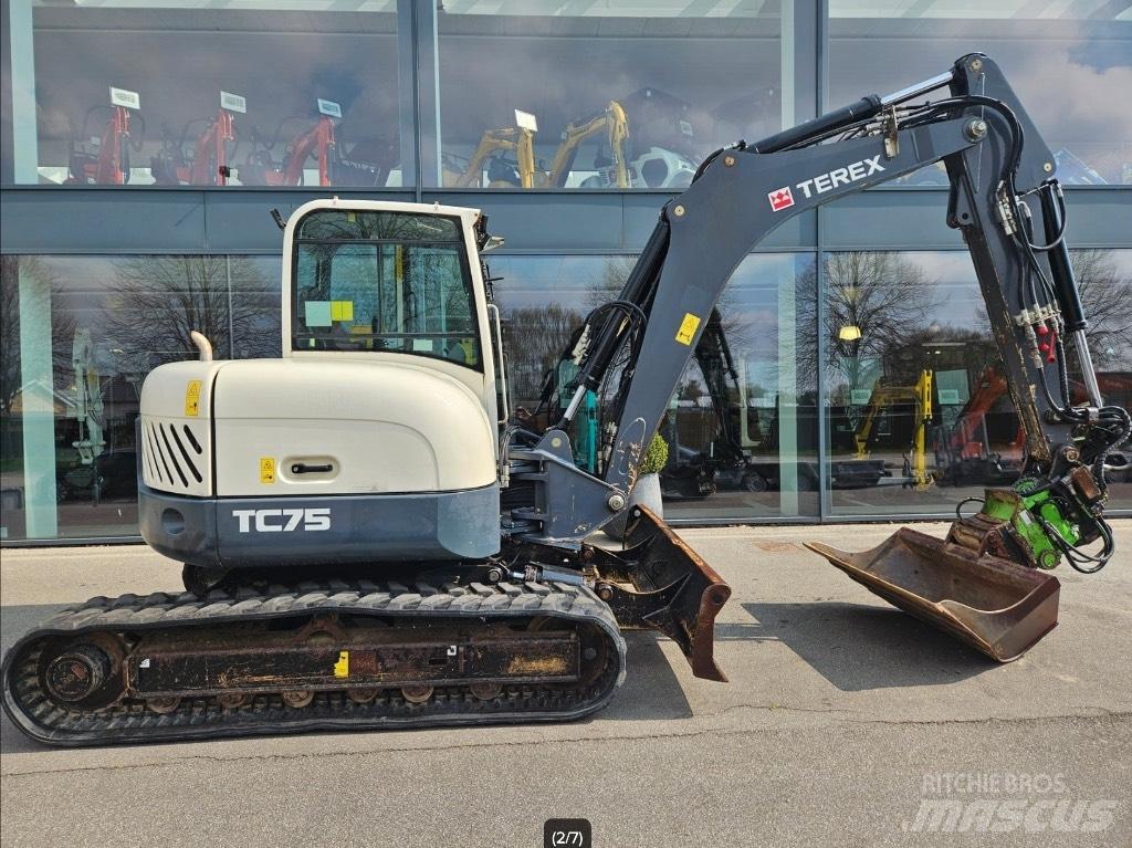 Terex TC 75 Малые экскаваторы 7т-12т