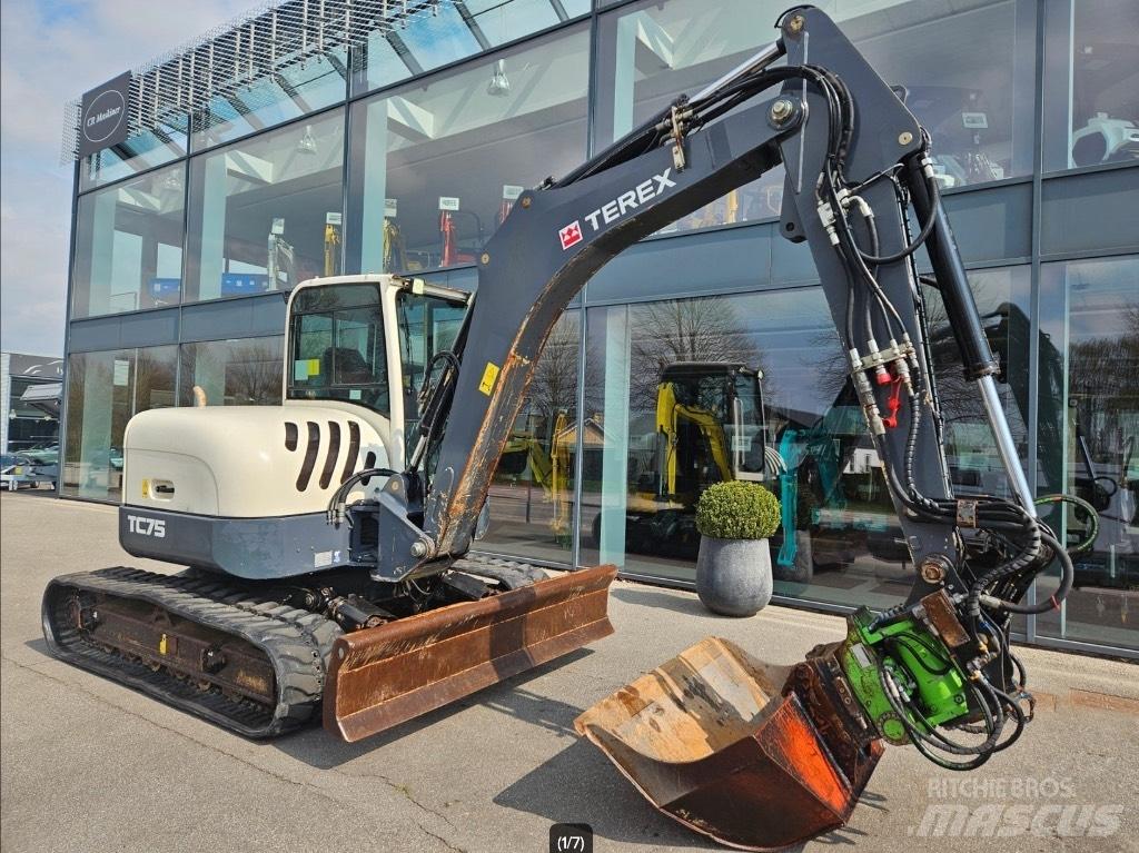 Terex TC 75 Малые экскаваторы 7т-12т