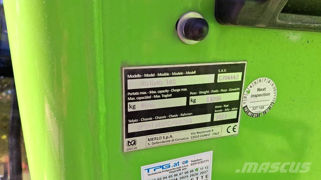 Merlo Roto 40.18 Телескопические погрузчики