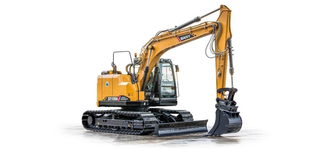 Sany SY155U (16 tonni) Гусеничные экскаваторы