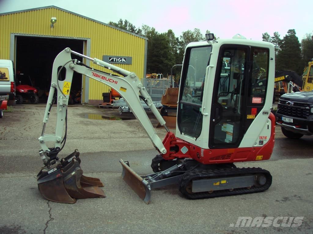 Takeuchi TB 216 Мини-экскаваторы