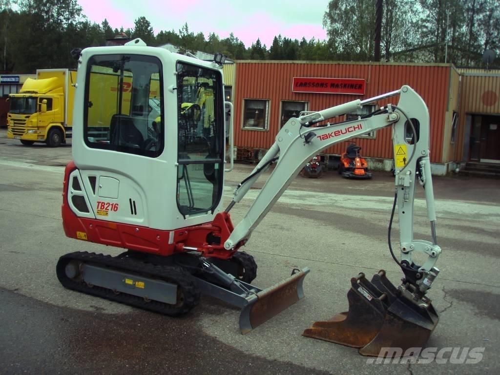 Takeuchi TB 216 Мини-экскаваторы