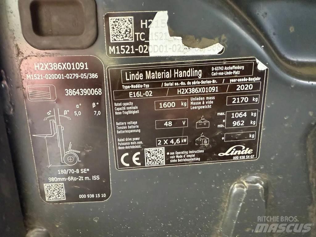 Linde E16L-02 Другие складские механизмы
