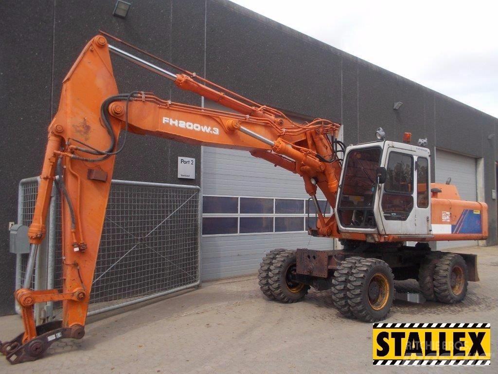 Hitachi 200W Колёсные экскаваторы