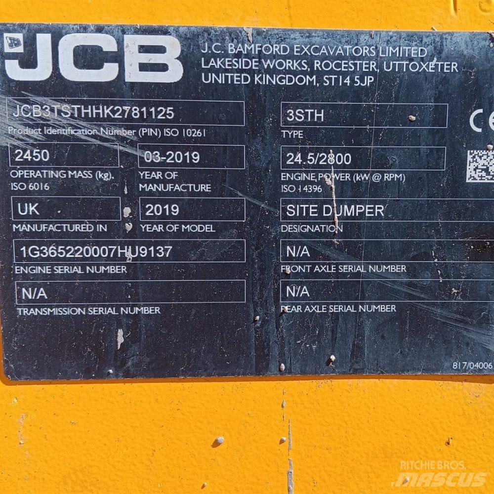 JCB 3TSTH Мини-самосвалы