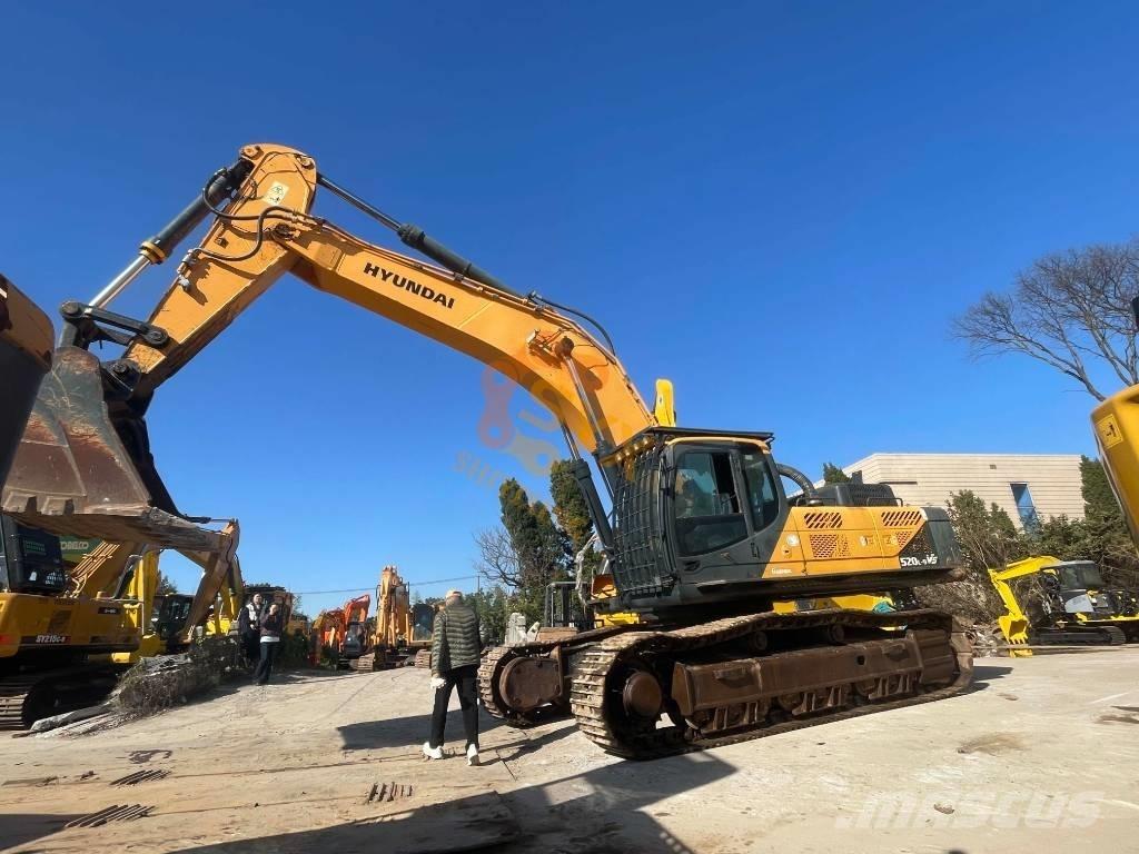 Hyundai Robex 520 VS Гусеничные экскаваторы