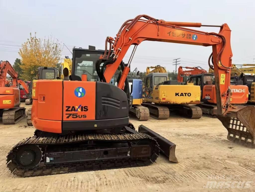 Hitachi ZX 75 US Малые экскаваторы 7т-12т