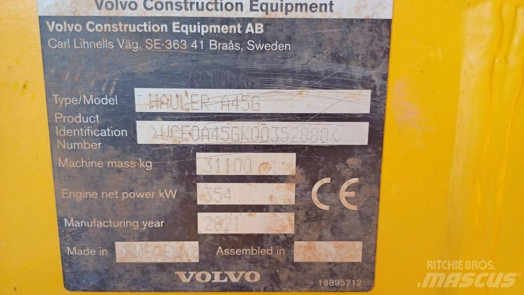 Volvo A 45 G Шарнирно-сочленённые самосвалы