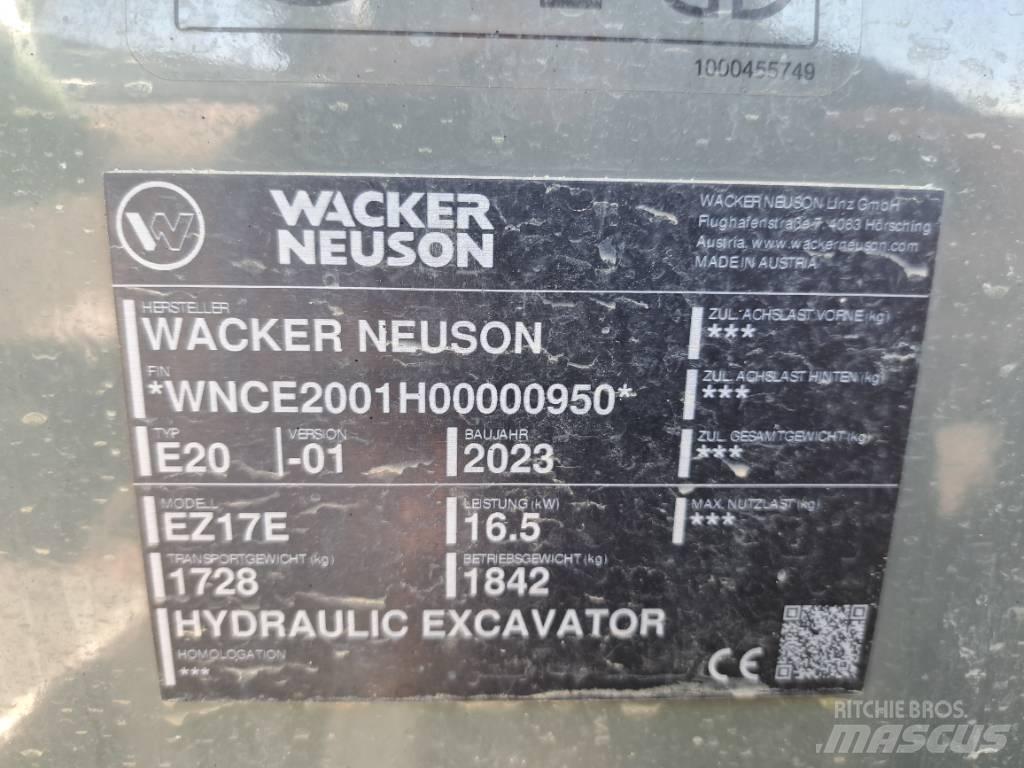 Wacker Neuson EZ17e Гусеничные экскаваторы