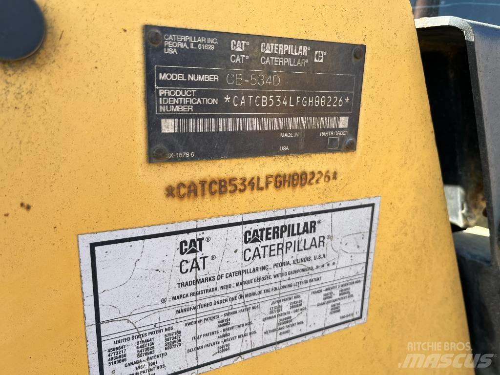 CAT CB 534 D Катки тротуарные